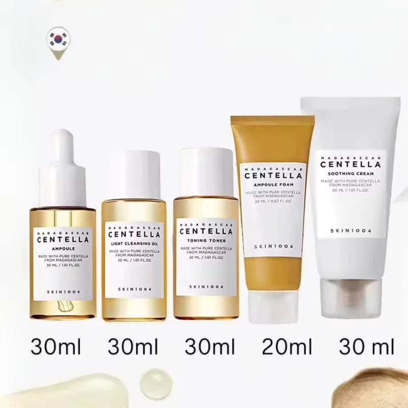 Centella Glow Travel Skincare Set (5-Piece)