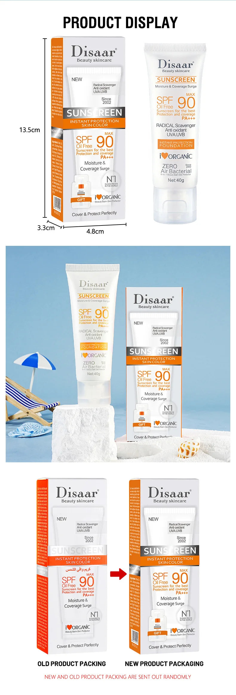 SPF 90+ Waterproof Sunscreen