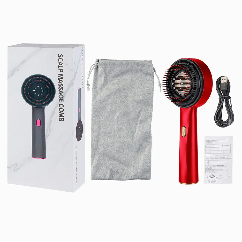 Electric Red Light Scalp Massager & Hair Growth Device