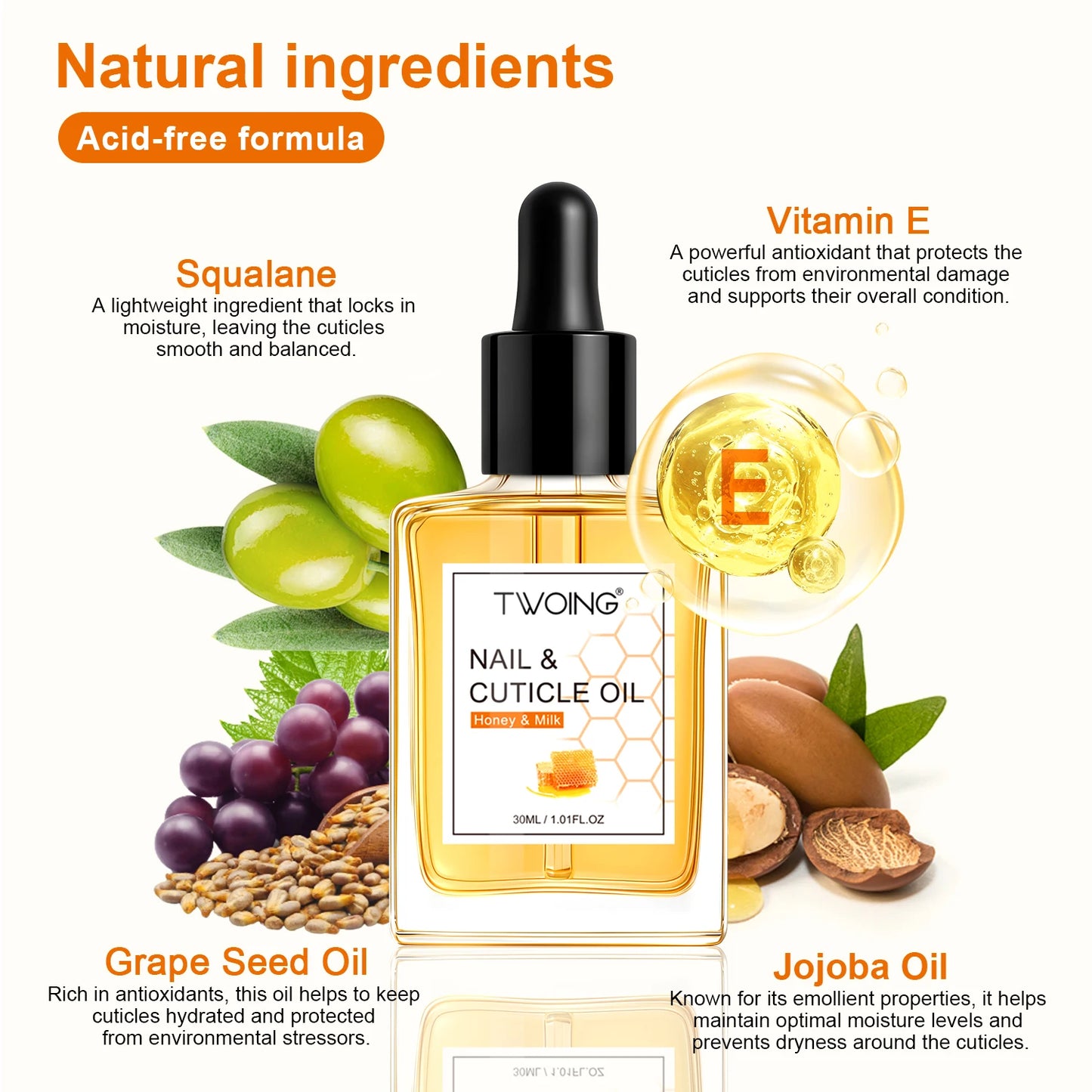 Honey Milk Cuticle Oil — 30ml Dropper