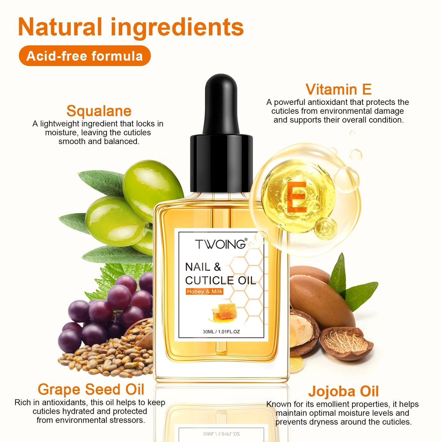 Honey Milk Cuticle Oil — 30ml Dropper