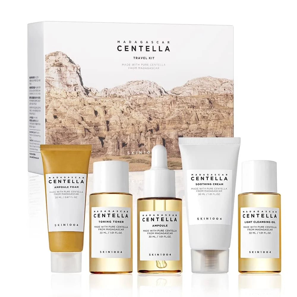 Centella Glow Travel Skincare Set (5-Piece)