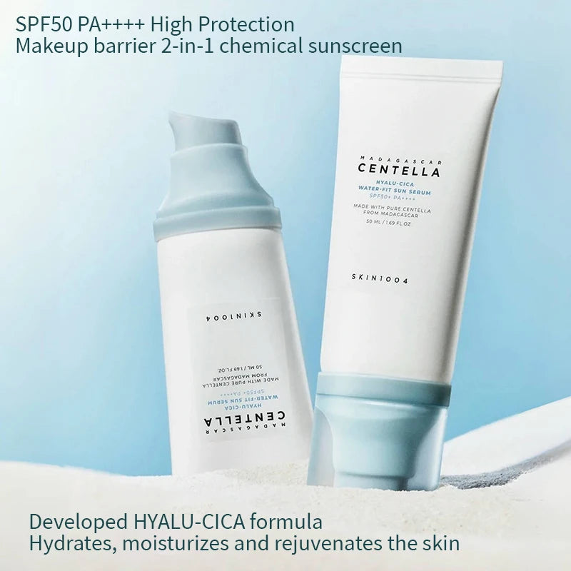 Hyalu-Cica Centella Moisture Cream + SPF50 Sun Serum