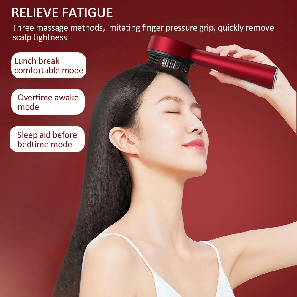 Electric Red Light Scalp Massager & Hair Growth Device