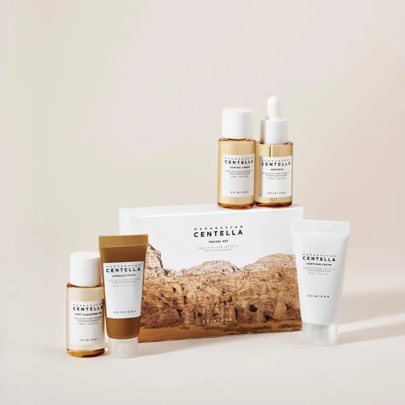Centella Glow Travel Skincare Set (5-Piece)