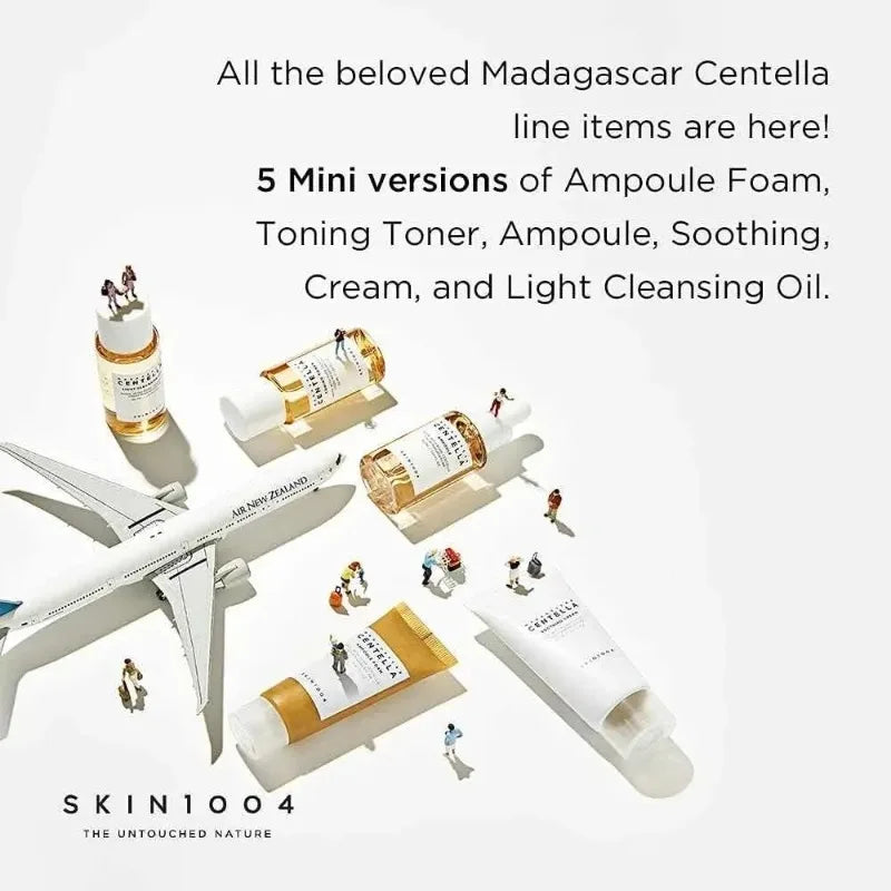 Centella Glow Travel Skincare Set (5-Piece)
