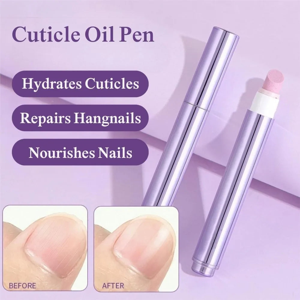 3-in-1 Cuticle Oil Pen — Pusher, Buffer & Nourisher