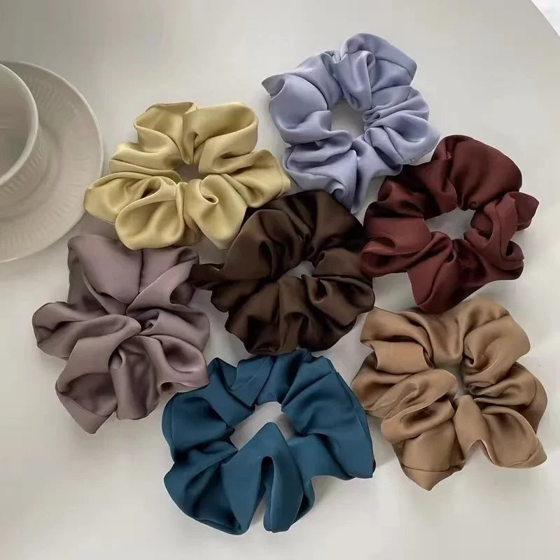 Satin Silk Scrunchies