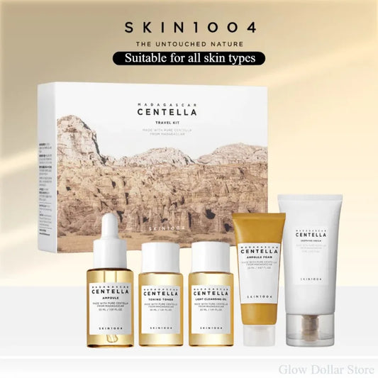 Centella Glow Travel Skincare Set (5-Piece)