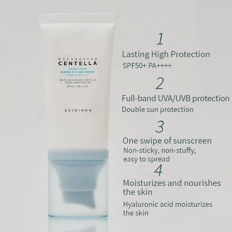 Hyalu-Cica Centella Moisture Cream + SPF50 Sun Serum
