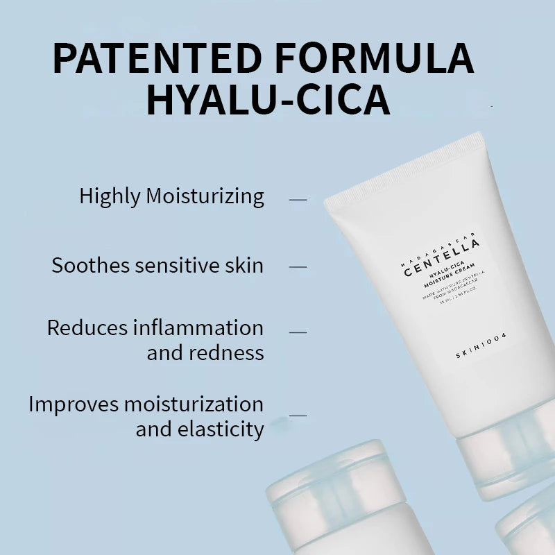 Hyalu-Cica Centella Moisture Cream + SPF50 Sun Serum