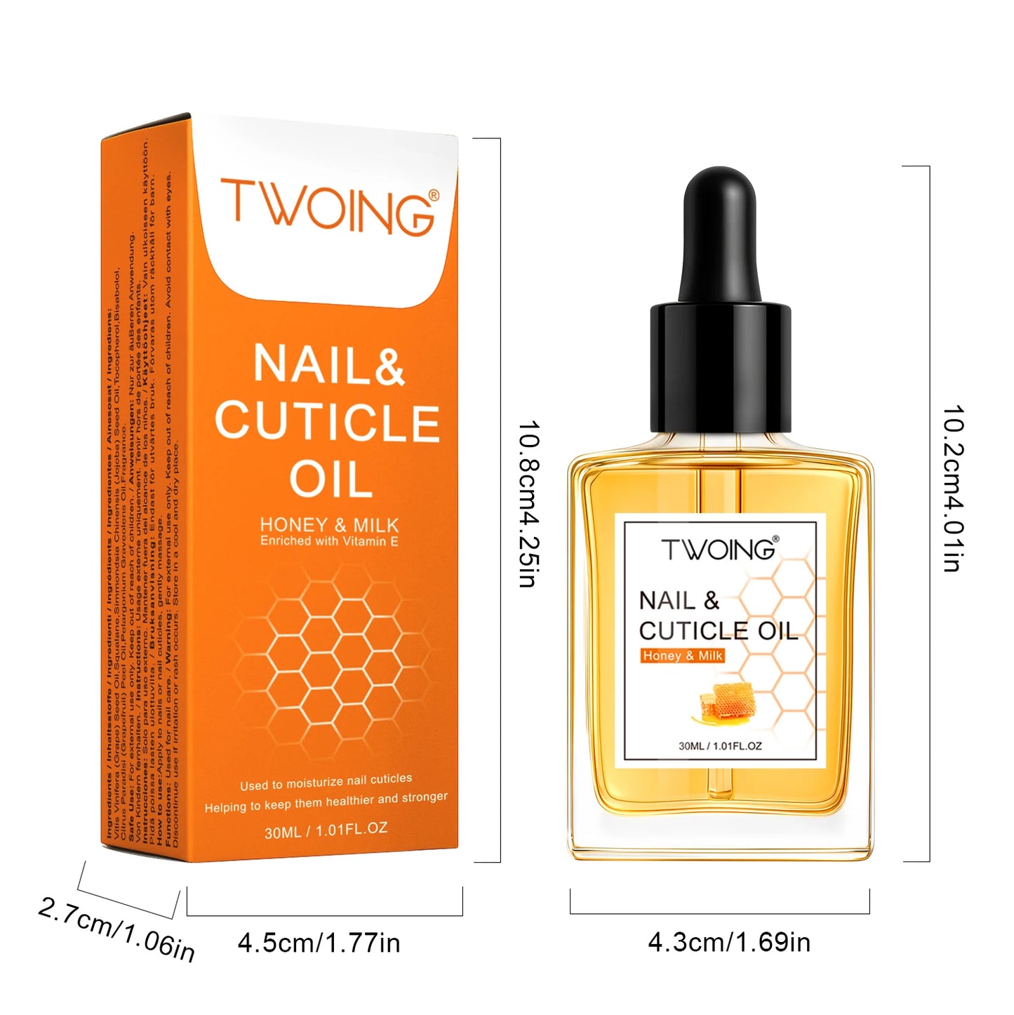 Honey Milk Cuticle Oil — 30ml Dropper